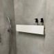Verdi Ράφι Μπάνιου Strantza με Ψηλή Πρόσοψη 50x9,3x12Υεκ., Λευκό 723.32.01