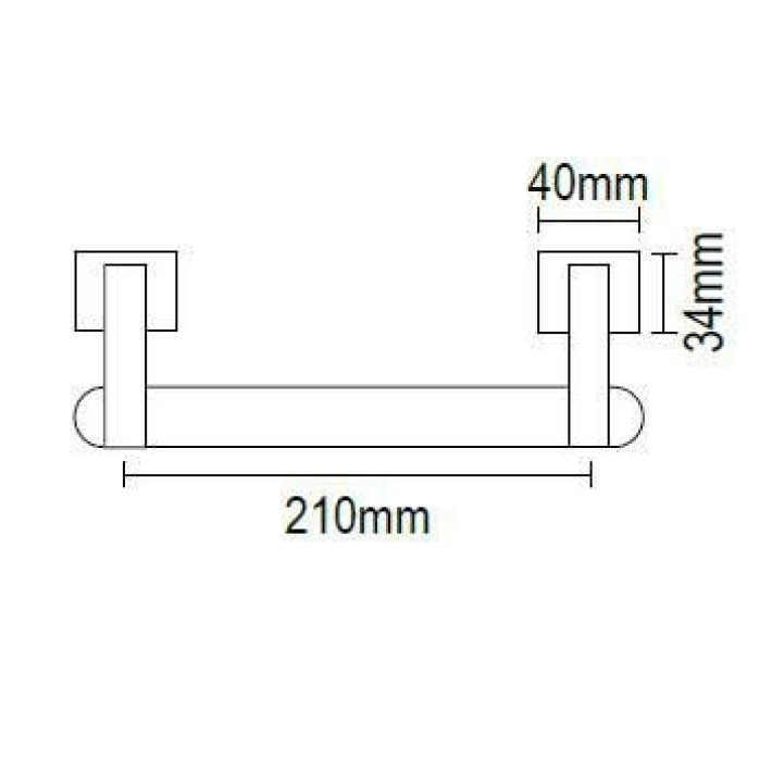 Λαβή Εξώθυρας 04.6200/T4 Viometale Inox Ματ