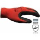 Würth Γάντια Εργασίας Λάτεξ MULTIFIT Μαύρο κόκκινο 