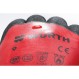 Würth Γάντια Προστασίας Αδιάβροχο MULTIFIT DRY Μαύρο- Κόκκινο 