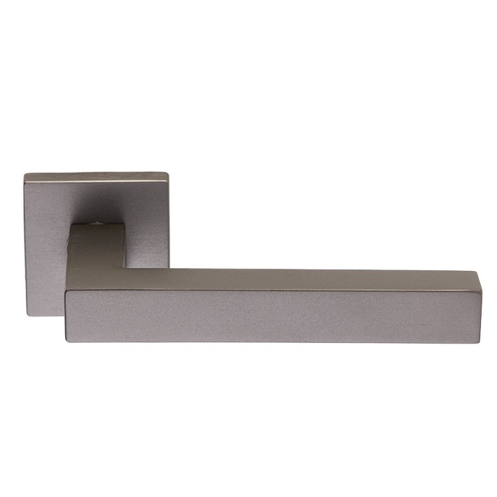 Zogometal 2236 Πόμολο Πόρτας με Ροζέτα, Graphite Smoked
