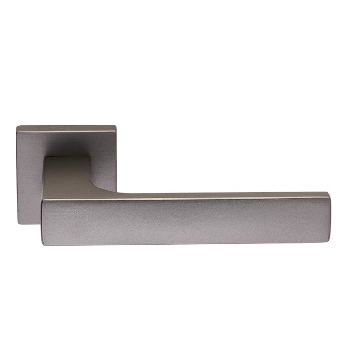 Zogometal 2256 Πόμολο Πόρτας με Ροζέτα, Graphite Smoked