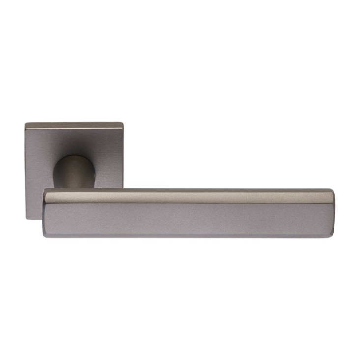 Zogometal 2276 Πόμολο Πόρτας με Ροζέτα, Graphite Smoked