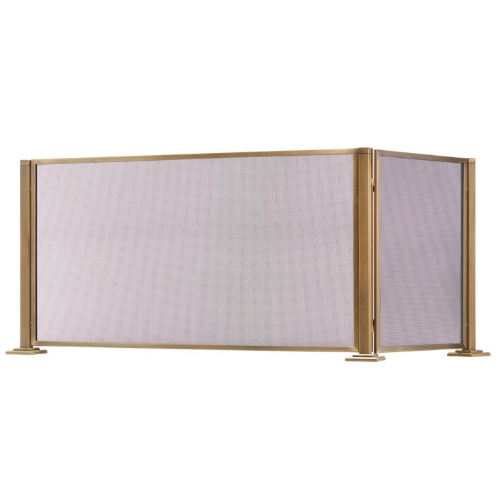 Μεταλλική Κάλυψη Τζακιού Γωνιακή 52x91+38εκ., Zogometal 572 Μπρονζέ