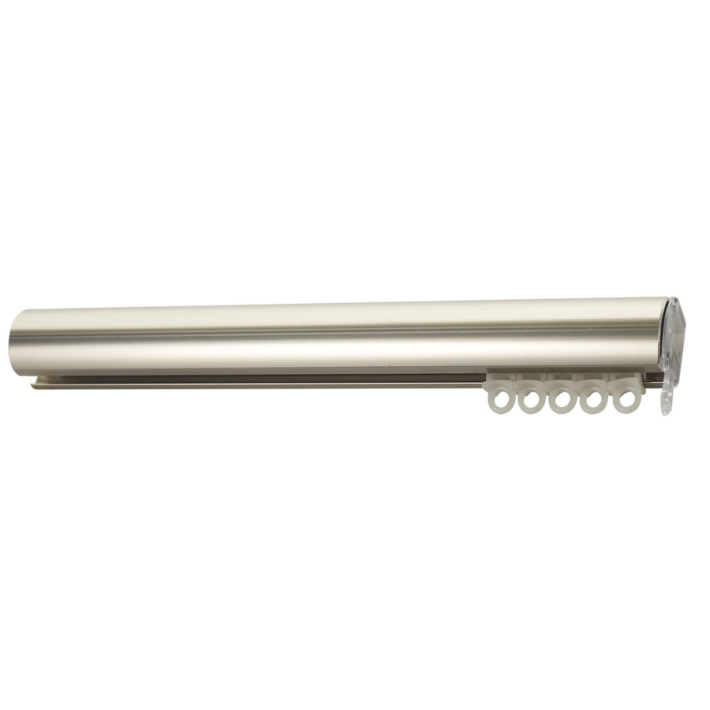 Μεταλλικό Κουρτινόξυλο PR0433 Φ25mm Zogometal Νίκελ Ματ/Χρώμιο