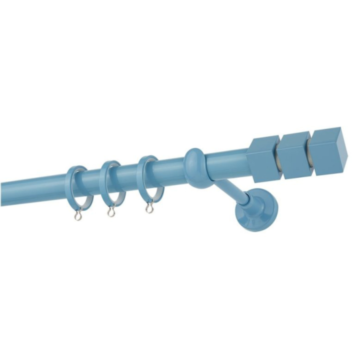 Μεταλλικό Κουρτινόξυλο CP0473 Φ25mm Zogometal Γαλάζιο-Γκρι