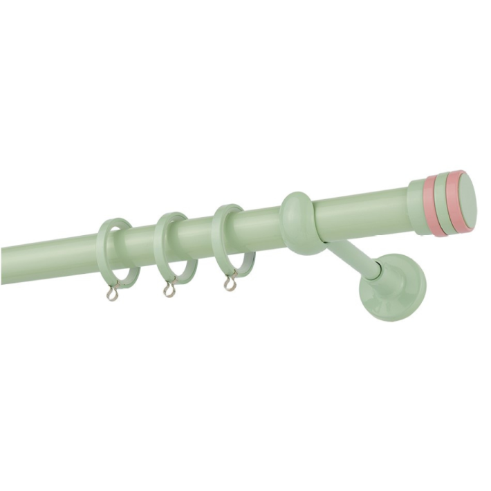Μεταλλικό Κουρτινόξυλο CP4132 Φ25mm Zogometal Φυστικί-Ροζ