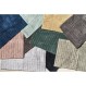 Zone Denmark Πατάκι Μπάνιου Βαμβακερό 80x50 - Tiles 331849 Soft Grey