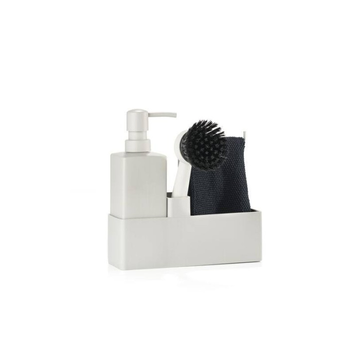 Zone 15238 Dispenser Κουζίνας Σετ/4 Τεμάχια 19x6x20.5εκ., Warm Grey