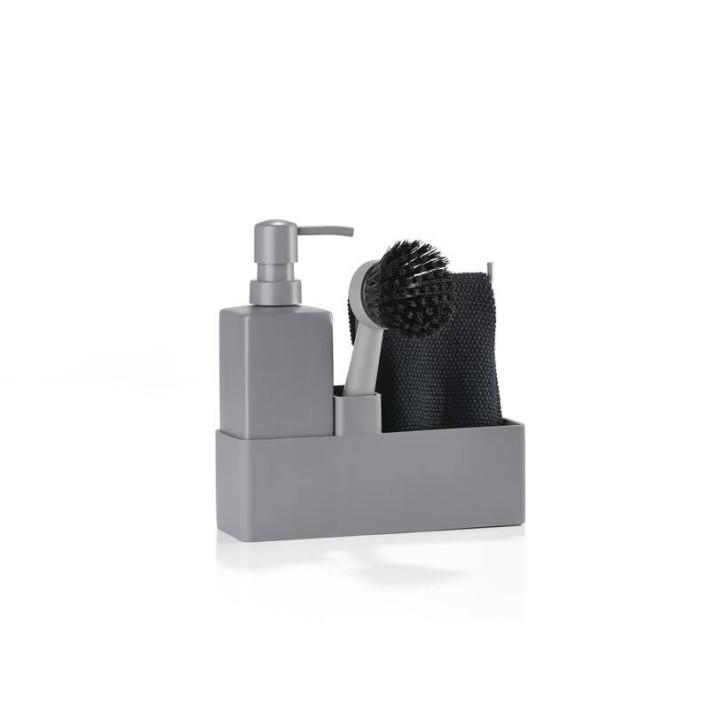 Zone 15241 Dispenser Κουζίνας Σετ/4 Τεμάχια 19x6x20.5εκ., Cool Grey