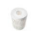 Zone Denmark Καλάθι Απλύτων Πολυπροπυλένιο Ø40x54 - Ume  26525 White