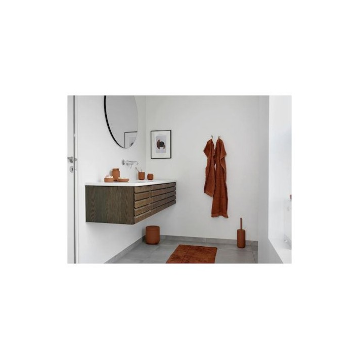 Zone 31548 Nova Ume Κεραμική Θήκη για Βαμβάκι Terracotta 8.3x10,3εκ.