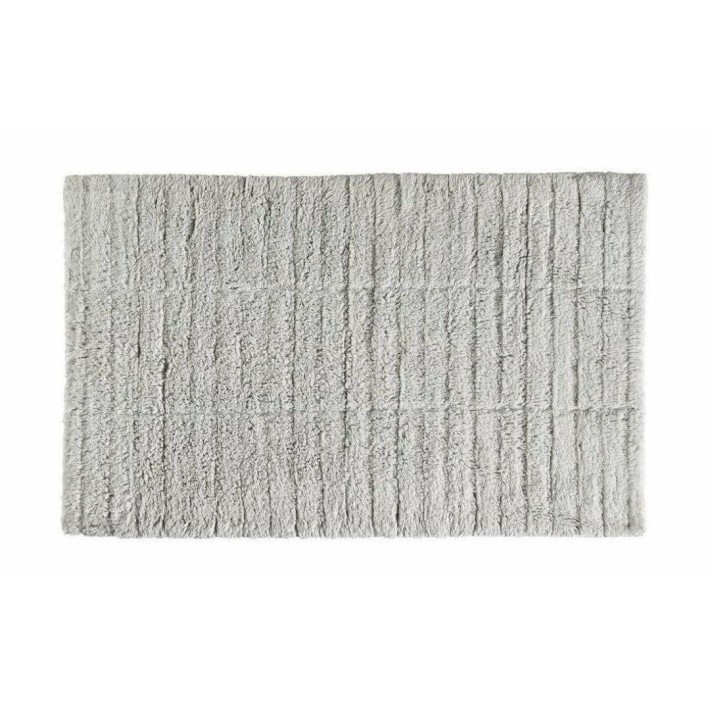 Zone Denmark Πατάκι Μπάνιου Βαμβακερό 80x50 - Tiles 331849 Soft Grey