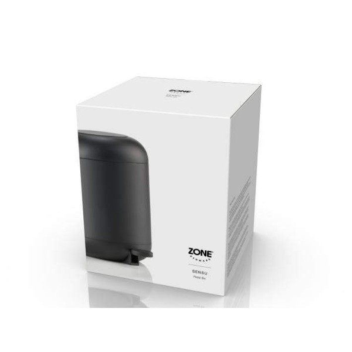 Zone Denmark Χαρτοδοχείο Μπάνιου Abs 4 Lt - Sensu Black 34933