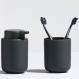 Zone Denmark Ume Black - Σετ Dispenser και Ποτηροθήκη