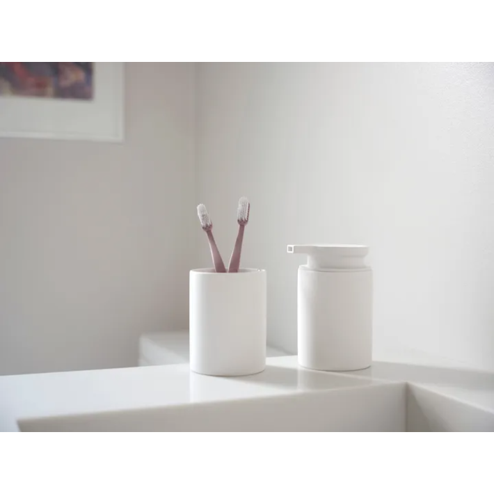 Zone 34440 Karma Κεραμική Ποτηροθήκη 7,6x10εκ., White