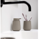Zone Denmark Nova One Taupe - Σετ Dispenser Και Ποτηροθήκη