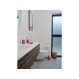 Zone 33299 Nova Χαρτοδοχείο Πεντάλ Peach Red 5 lt.
