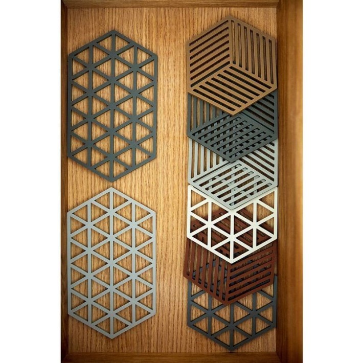 Zone Denmark Σουπλά Σιλικόνης για Ζεστά Σκεύη 24x14 εκ. - Triangles Kalamata