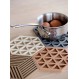 Zone Denmark Σουπλά Σιλικόνης για Ζεστά Σκεύη 16x14 εκ. - Hexagon Olive Green