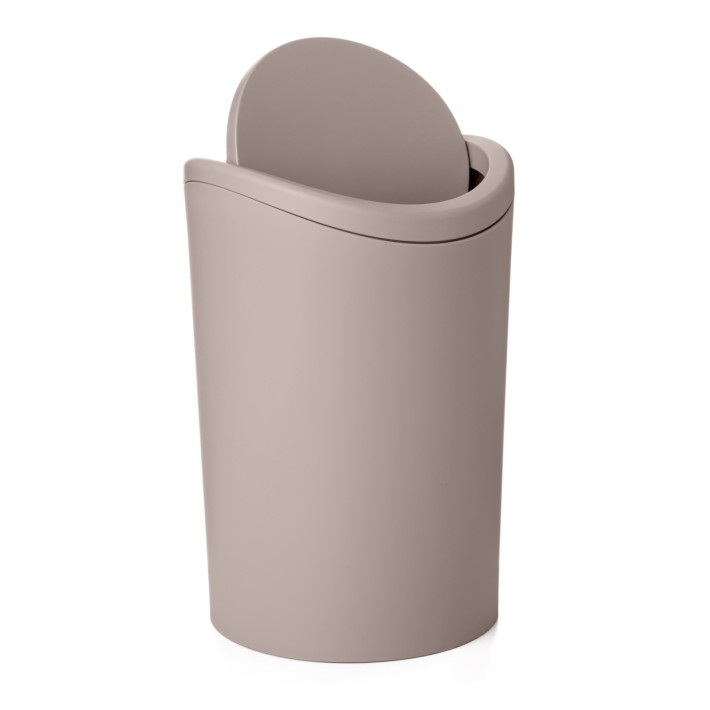 Χαρτοδοχείο Πλαστικό Swing Bin 6Lit. Παλλόμενο 19x19x28 εκ. Dimitracas 06725.003 Tortora Μπεζ