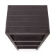 Lombok Ραφιέρα Πλαστική με 4 Ραφια 38x29x100 εκ. Dimitracas 06747.001 Καφέ