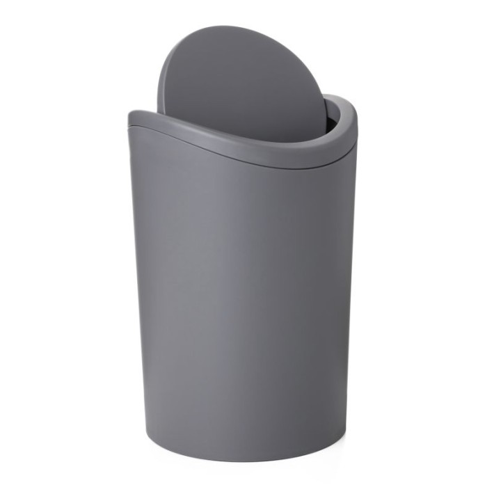 Χαρτοδοχείο Πλαστικό Swing Bin 6Lit. Παλλόμενο 19x19x28 εκ. Dimitracas 06725.002 Γκρι