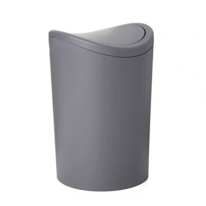 Χαρτοδοχείο Πλαστικό Swing Bin 6Lit. Παλλόμενο 19x19x28 εκ. Dimitracas 06725.002 Γκρι