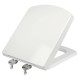 Elvit 0403 Universal Quadro Καπάκι Λεκάνης 40-44x35.6εκ Λευκό Soft Close