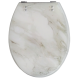 Elvit Marble  Καπάκι Τουαλέτας Polyresin Universal 36x43εκ. Εφέ Μαρμάρου 