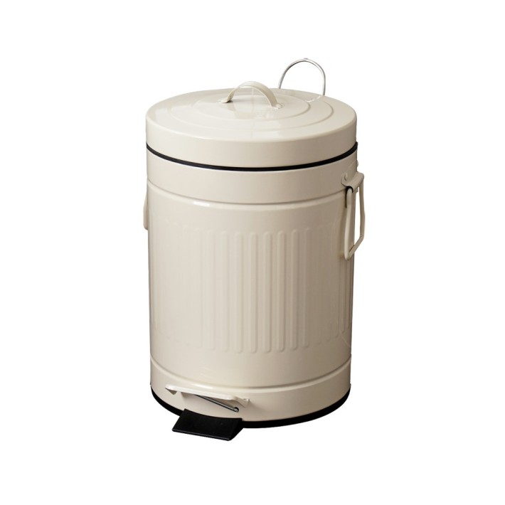 Eurocasa 2112 Χαρτοδοχείο 5 lit.Μεταλλικό Soft Close Μπεζ