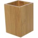 Eurocasa 6126 Ποτηροθήκη Bamboo 7x7x10εκ., Καφέ