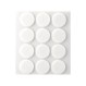 Inofix 4072-2 Τσοχάκια  Προστασίας Φ22x3χιλ., Λευκά