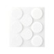 Inofix 4073-2 Τσοχάκια  Προστασίας Φ27x3χιλ., Λευκά