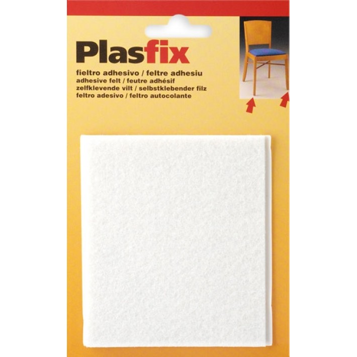 Inofix 4078-2 Τσοχάκια  Προστασίας 100x85x3χιλ., Λευκό