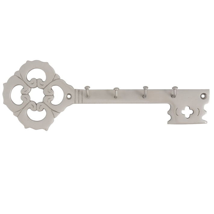 Roline 400 Κρεμάστρα από Ορείχαλκο Νίκελ Ματ 220x75mm