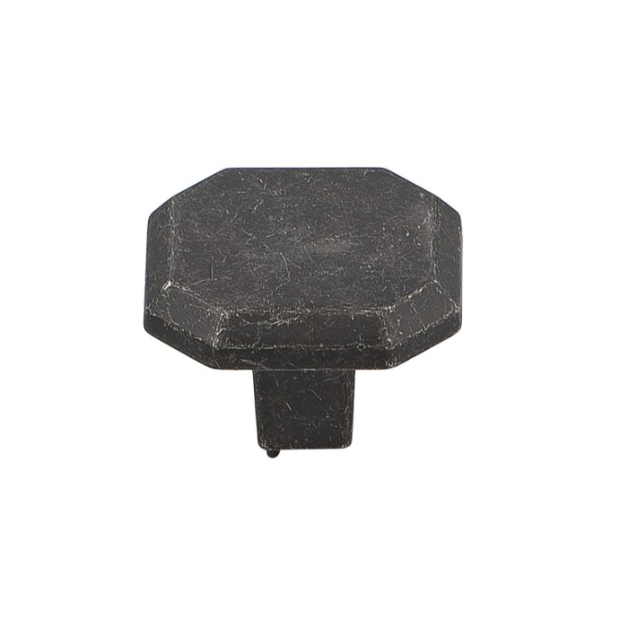 Roline 569 Πόμολο Επίπλου από Ζάμακ Black Iron 32X31mm